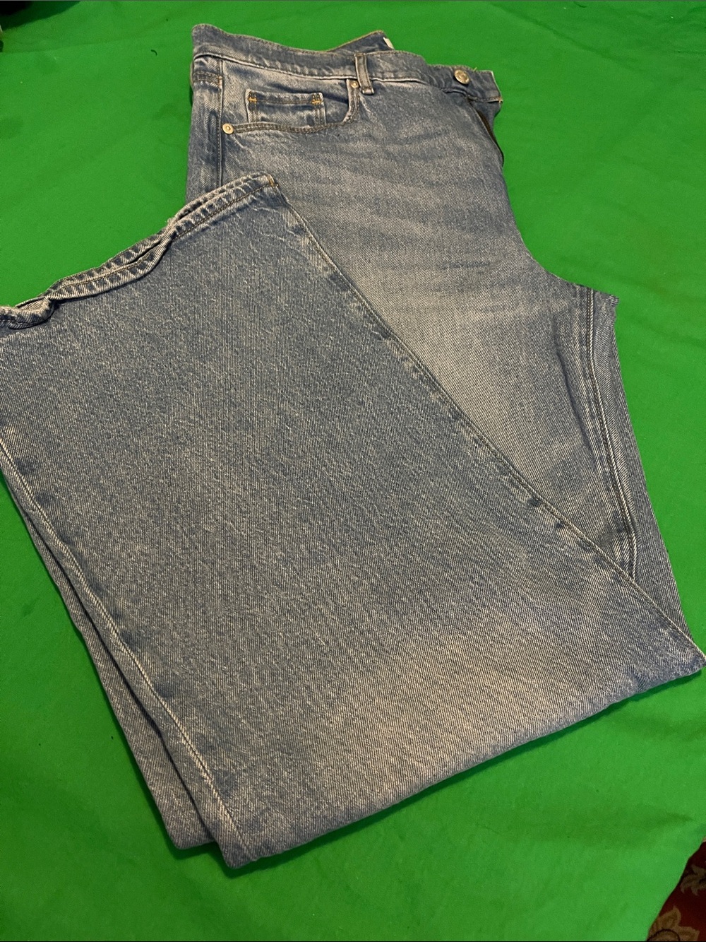 LOFT Men's Light Wash Blue Straight Jeans